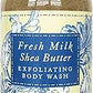 Botanical 16oz Exfoliating Fresh Milk & Shea Butter Body Wash - The Mustard Seed Collection, The Seed
