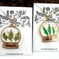 Botanical Snow globe Necklace