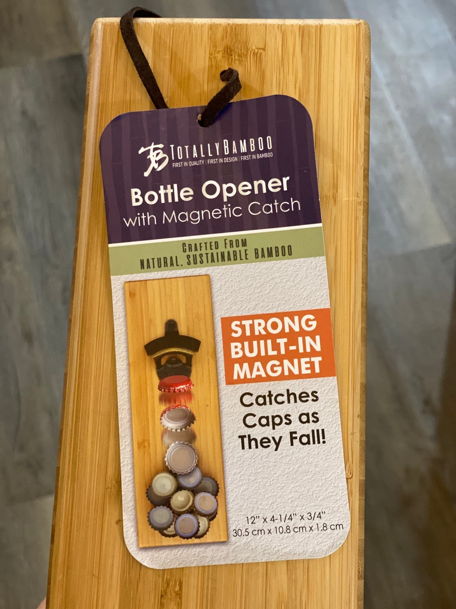 Bottle Opener with Magnetic Catch