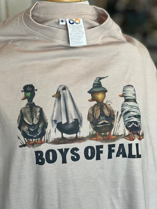 "Boys of Fall" Halloween Ducks Graphic Tee - The Mustard Seed Collection, The Seed