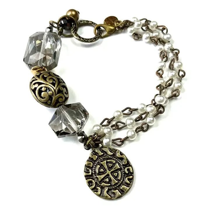 Bracelet Beaded with Pearls - The Mustard Seed Collection, The Seed