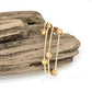 Bracelet Gold Wire Wrap w/ 6 mm Picture Jasper Bead