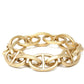 Bracelet Oval Shape Multi Metal Stretch 7”