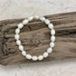 Bracelet Stretch Freshwater Pearl White 8MM 7 “