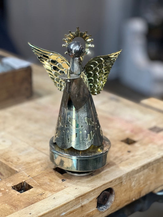 Brass Angel Music Box - The Mustard Seed Collection, The Seed
