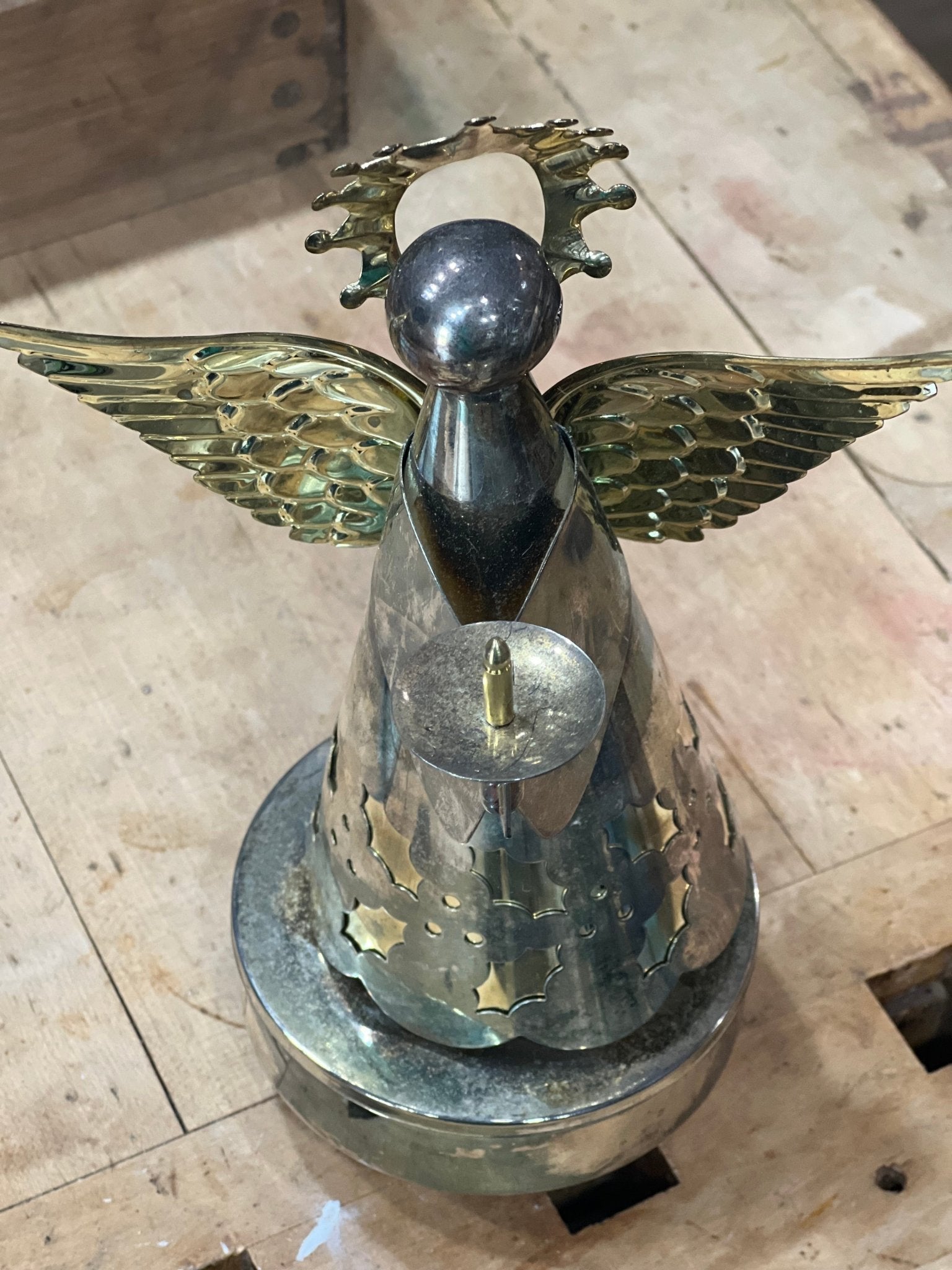 Brass Angel Music Box 