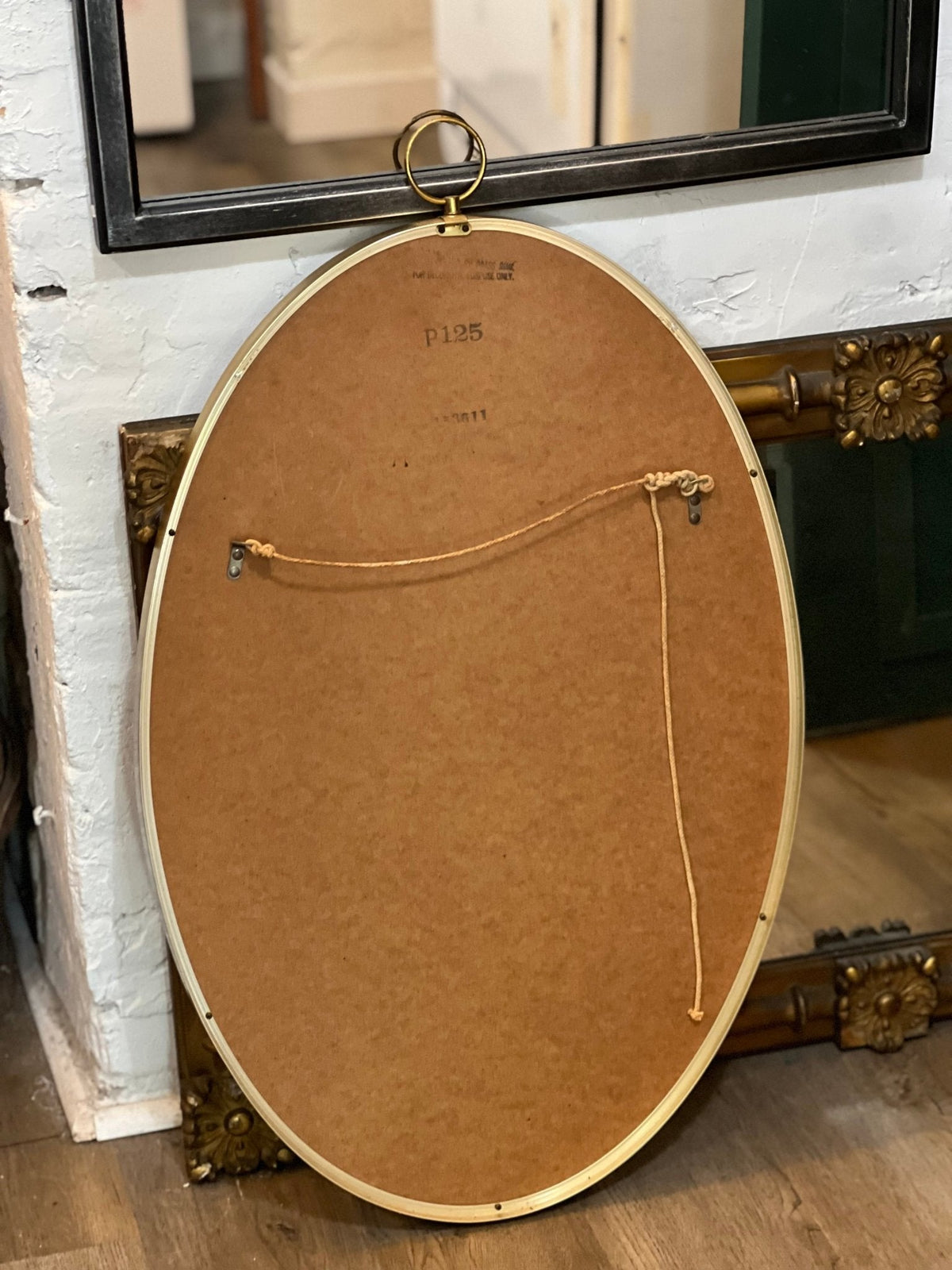 Brass Oval Mirror - The Mustard Seed Collection, The Seed