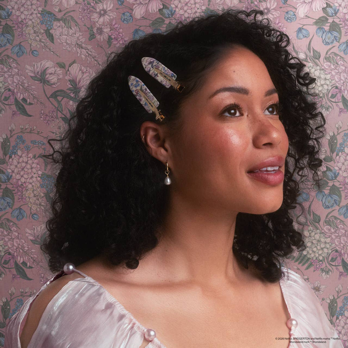 Bridgerton & Kitsch Creaseless Clips in Toile in Bloom - The Mustard Seed Collection, The Seed
