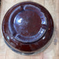 Brown Stoneware Crock Mixing Bowl 