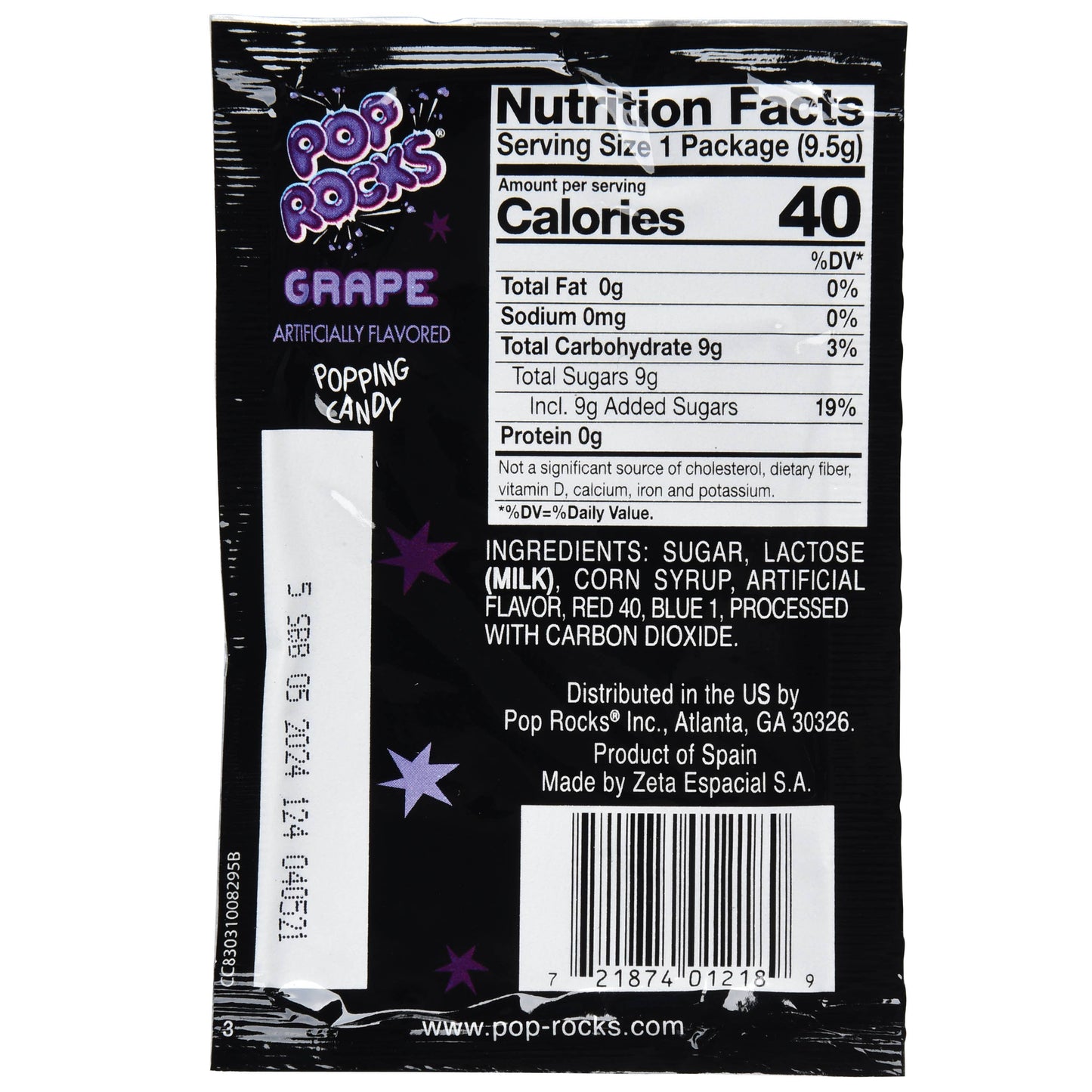 Pop Rocks Grape Candy