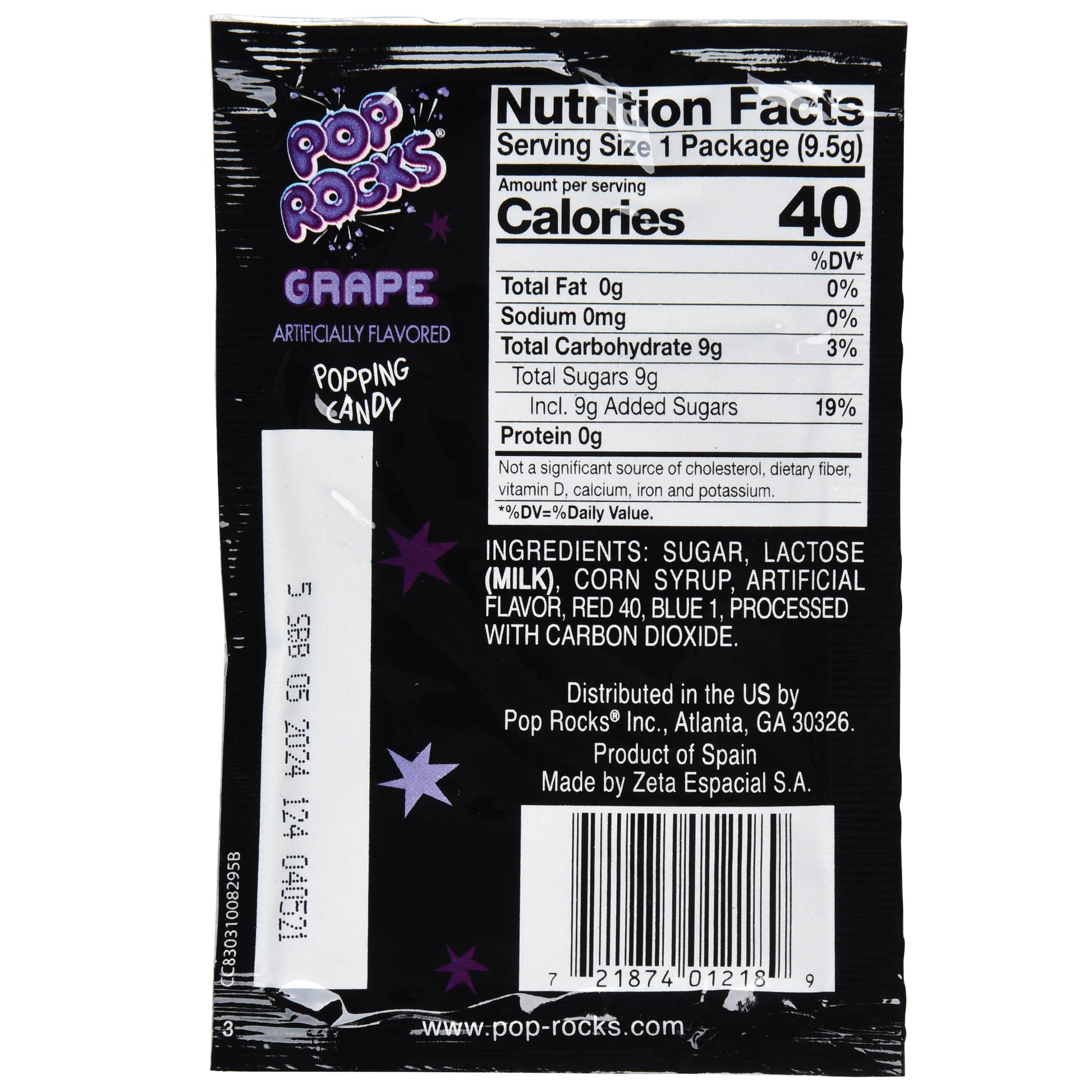 Pop Rocks Grape Candy