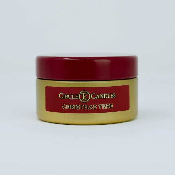 Christmas Tree: Jar Candle 14oz Circle E Candles