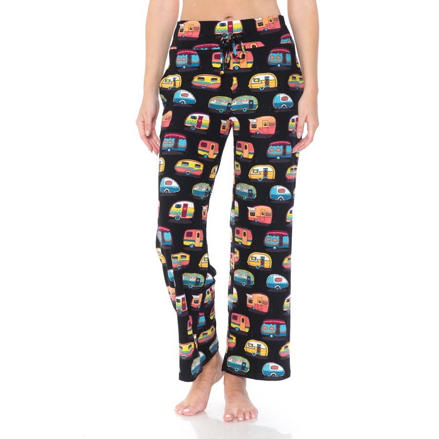 Campers on Buttery Soft Pajama Pants with Drawstring