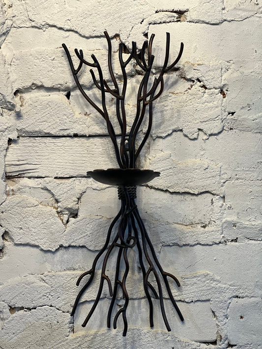 Candle Holder Wall Sconce - The Mustard Seed Collection, The Seed