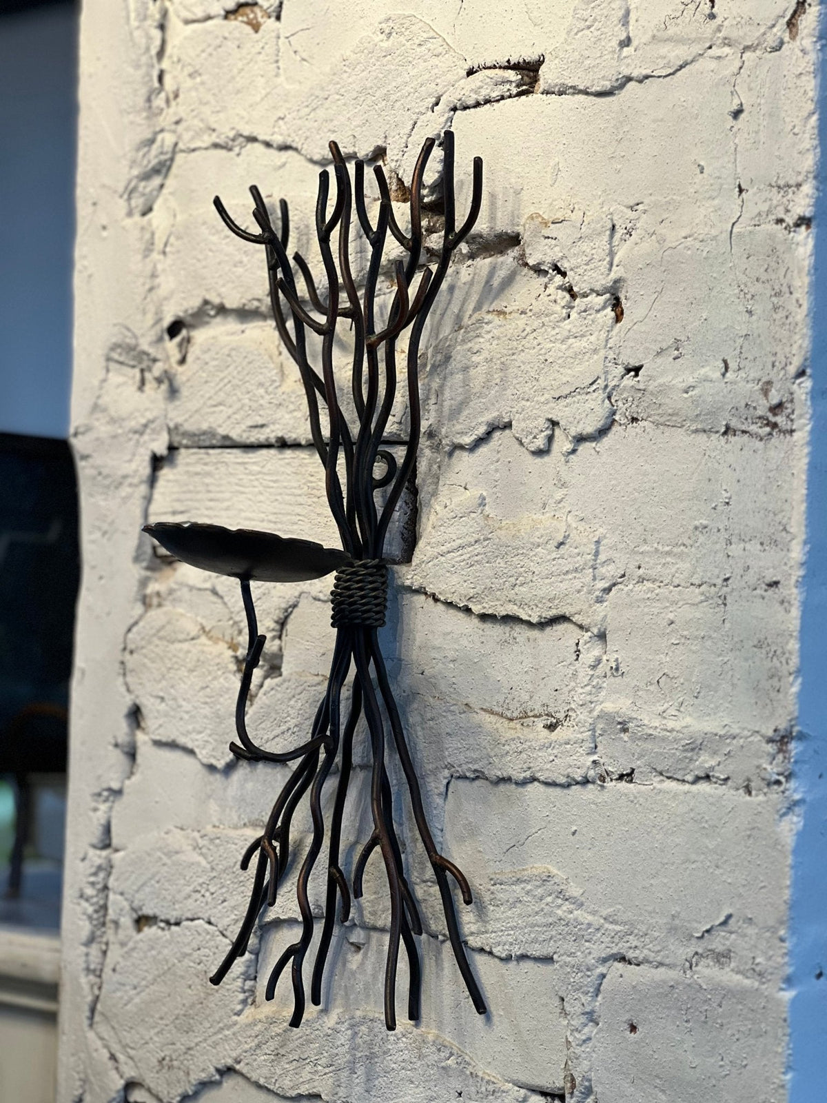 Candle Holder Wall Sconce - The Mustard Seed Collection, The Seed
