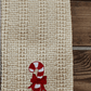 Candy Cane Cotton Kitchen Towel - The Mustard Seed Collection, The Seed