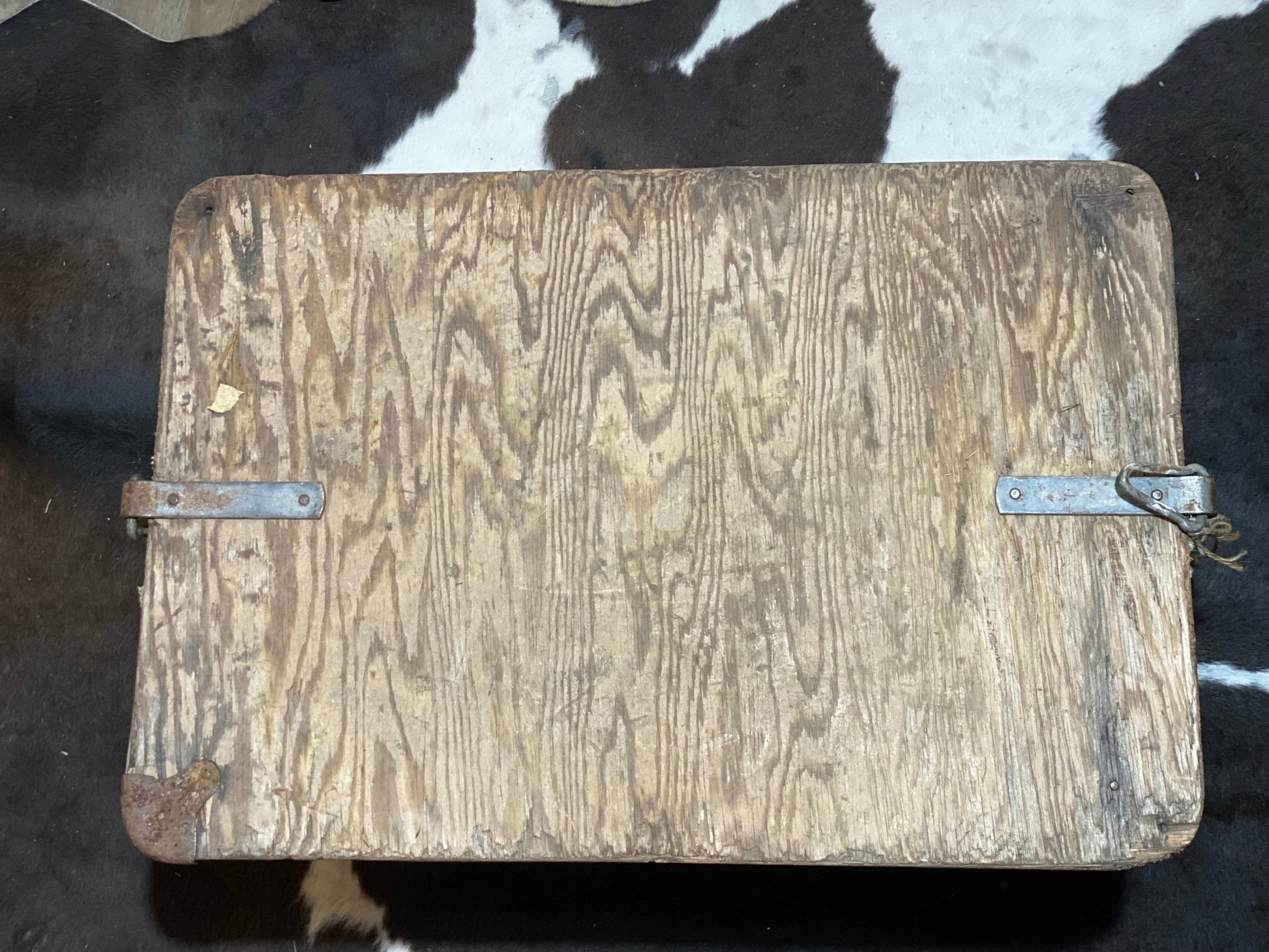 Canvas Mail Sorter with Wooden Lid