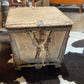 Canvas Mail Sorter with Wooden Lid