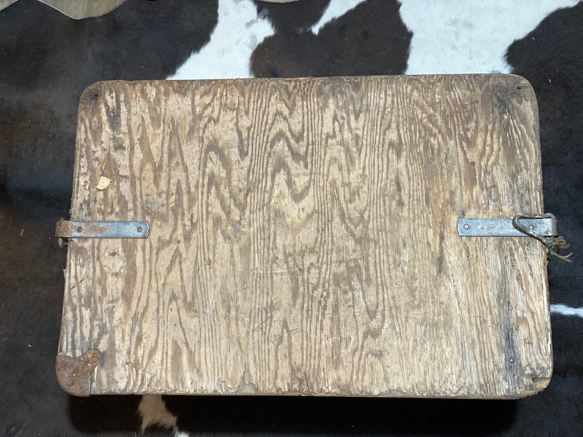 Canvas Mail Sorter with Wooden Lid - The Mustard Seed Collection, The Seed