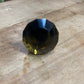 Caramel Brown Glass "Mud Puddle" - SINGLE KNOB