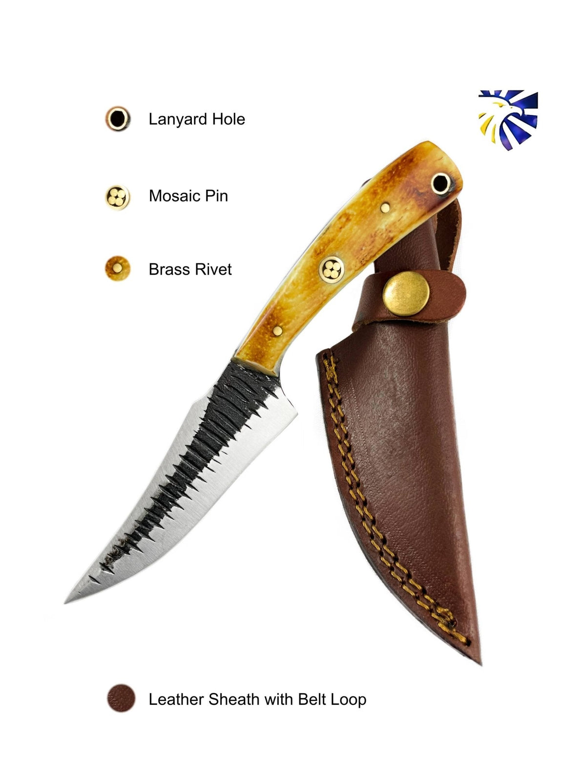 Carbon Skinning/Hunting Knife - The Mustard Seed Collection, The Seed