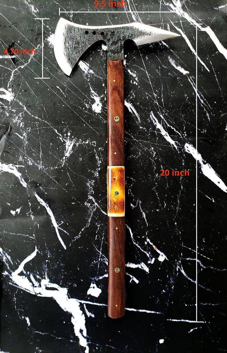 Carbon Steel Titan Tomahawk/backpackers/ hikers/ hunter/ pad - The Mustard Seed Collection, The Seed