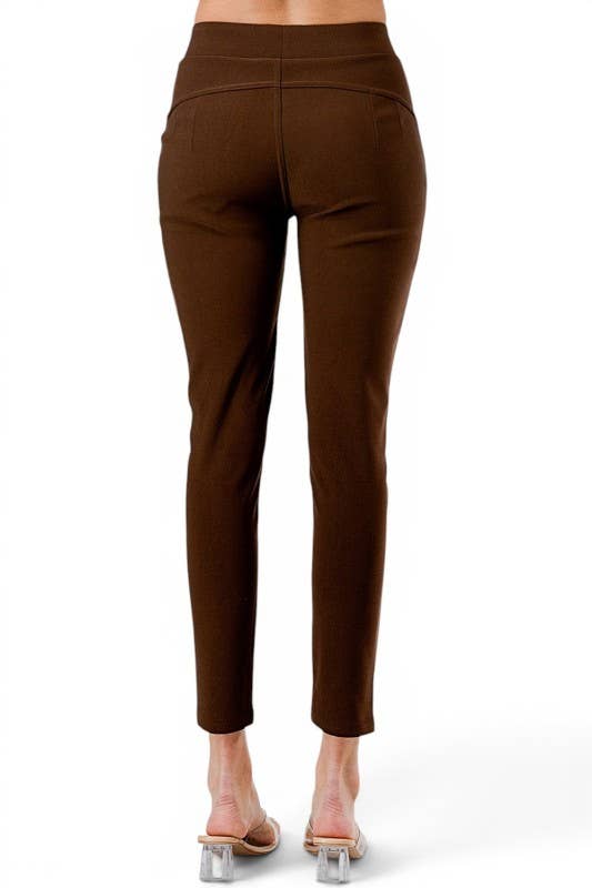 Scuba Butt Lift Pants – Sculpting Stretch Fit: Black MIO WHOLESALE