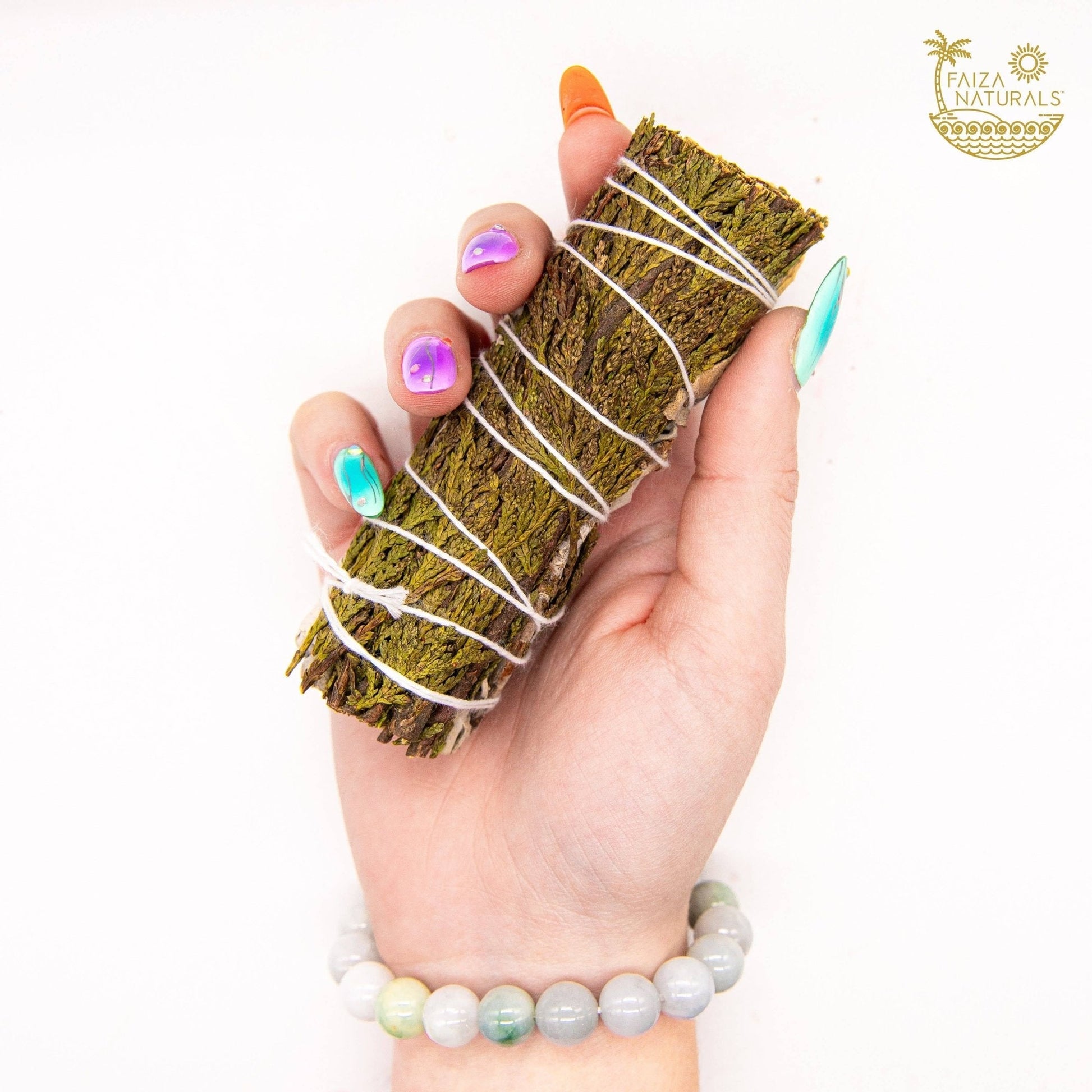 Cedar and White Sage Smudge Bundles - The Mustard Seed Collection, The Seed