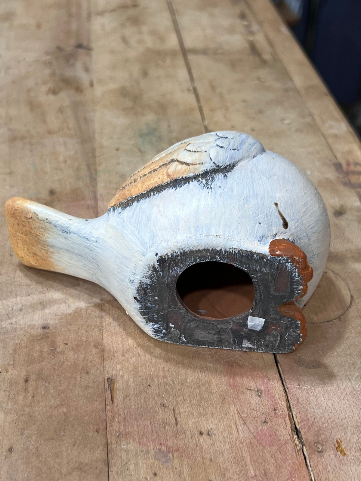 Ceramic Plum Christmas BirdChristmas