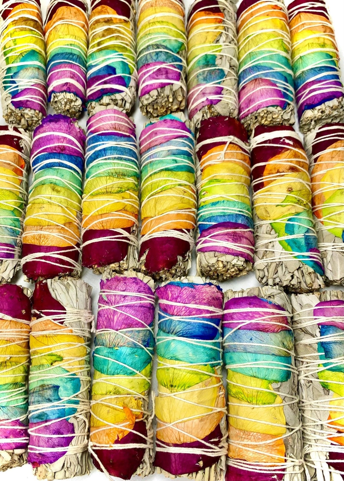 Chakra Rose White Sage Bundles - The Mustard Seed Collection, The Seed