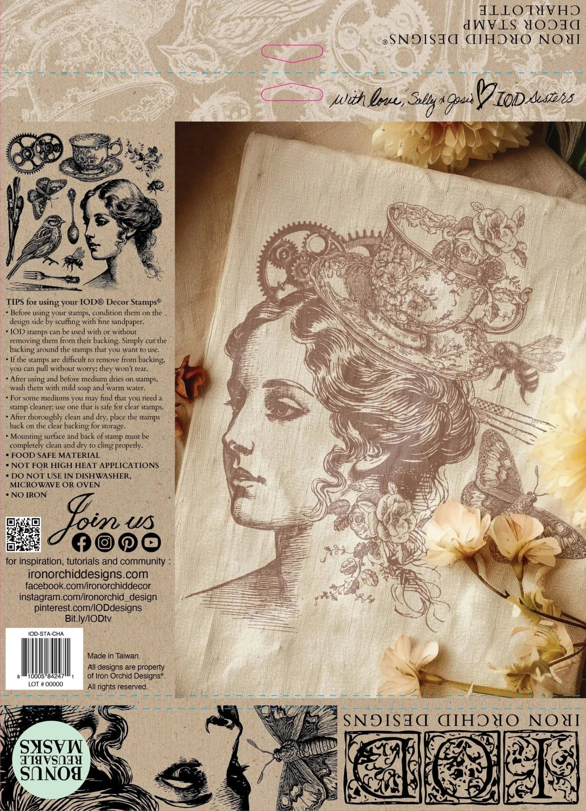 Charlotte 12x12 IOD Stamp™ - The Mustard Seed Collection, The Seed