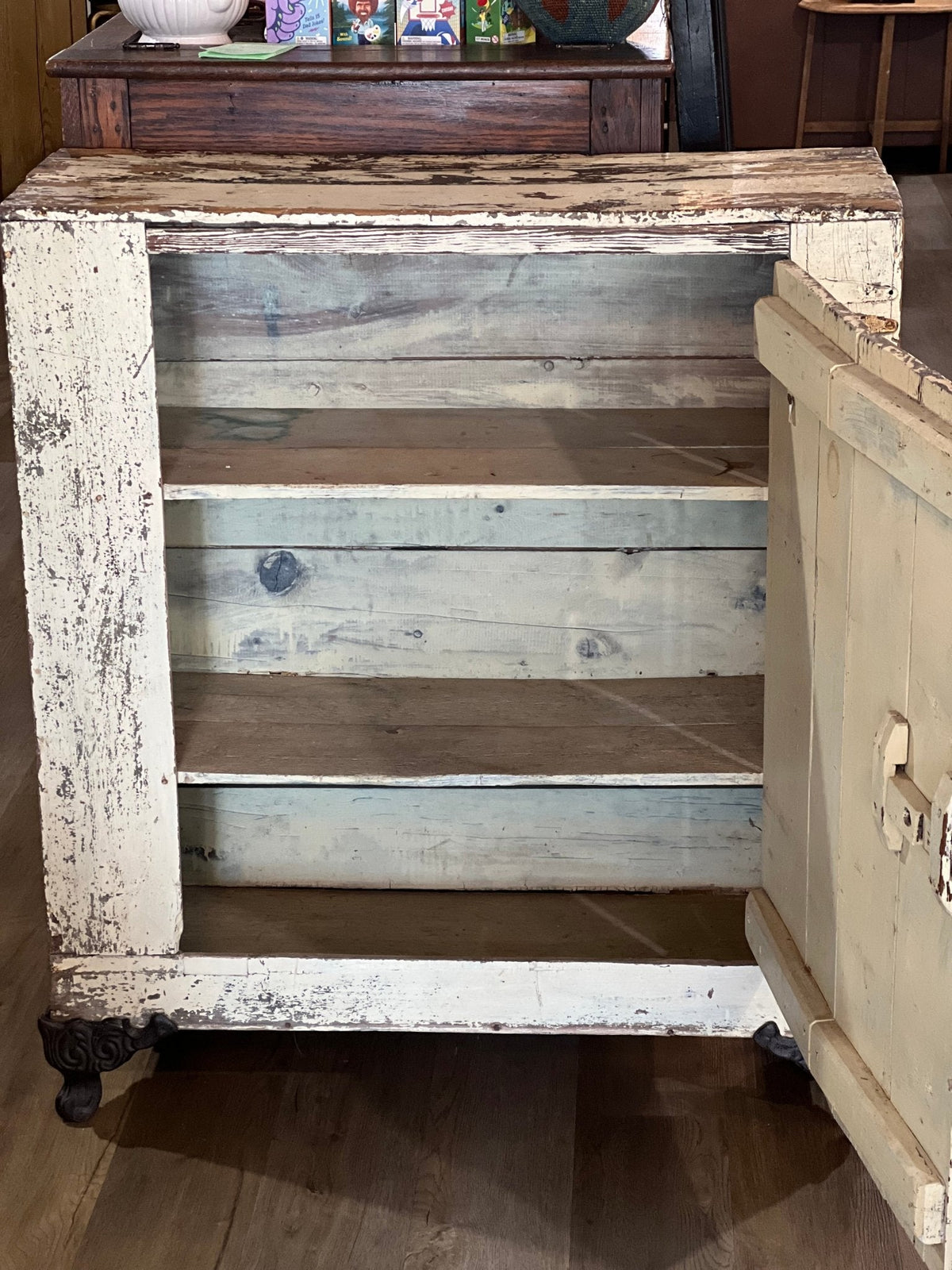 Chippy 1 Door Cupboard Jelly Cabinet - The Mustard Seed Collection, The Seed