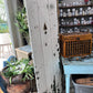 Chippy White Outhouse Door 