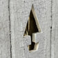 Chippy White Outhouse Door 