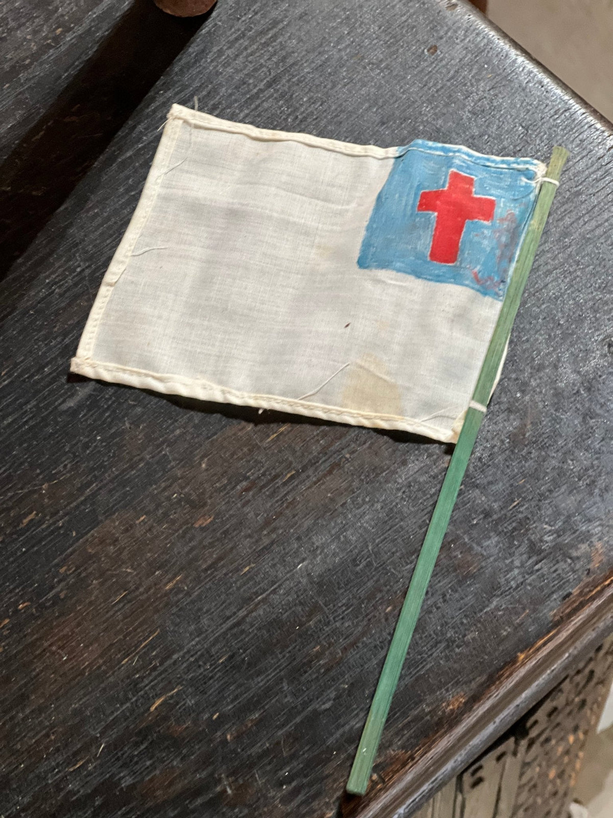 Christian Flag on Green Stick - The Mustard Seed Collection, The Seed