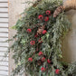 Christmas 28" Shining Balsam Berry Wreathwreath