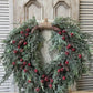 Christmas 28" Shining Balsam Berry Wreathwreath