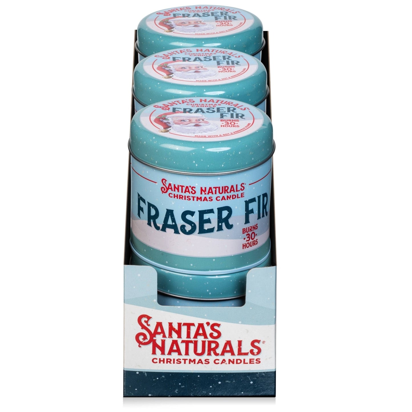 Christmas Candle in Fraser Fir 9oz - The Mustard Seed Collection, The Seed