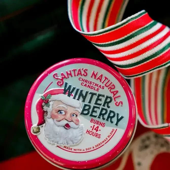 Christmas Candle in Winter Berry 3.5oz Mini - The Mustard Seed Collection, The Seed