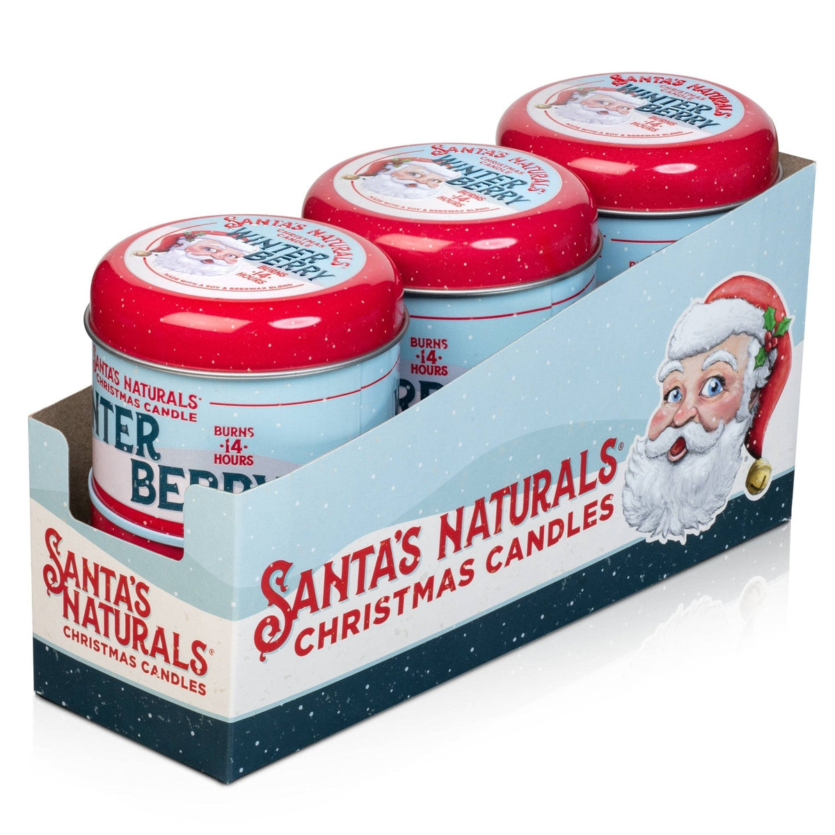 Christmas Candle in Winter Berry 3.5oz Mini - The Mustard Seed Collection, The Seed