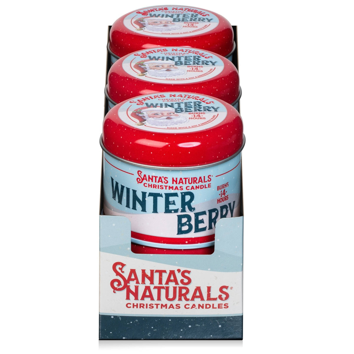 Christmas Candle in Winter Berry 3.5oz Mini - The Mustard Seed Collection, The Seed
