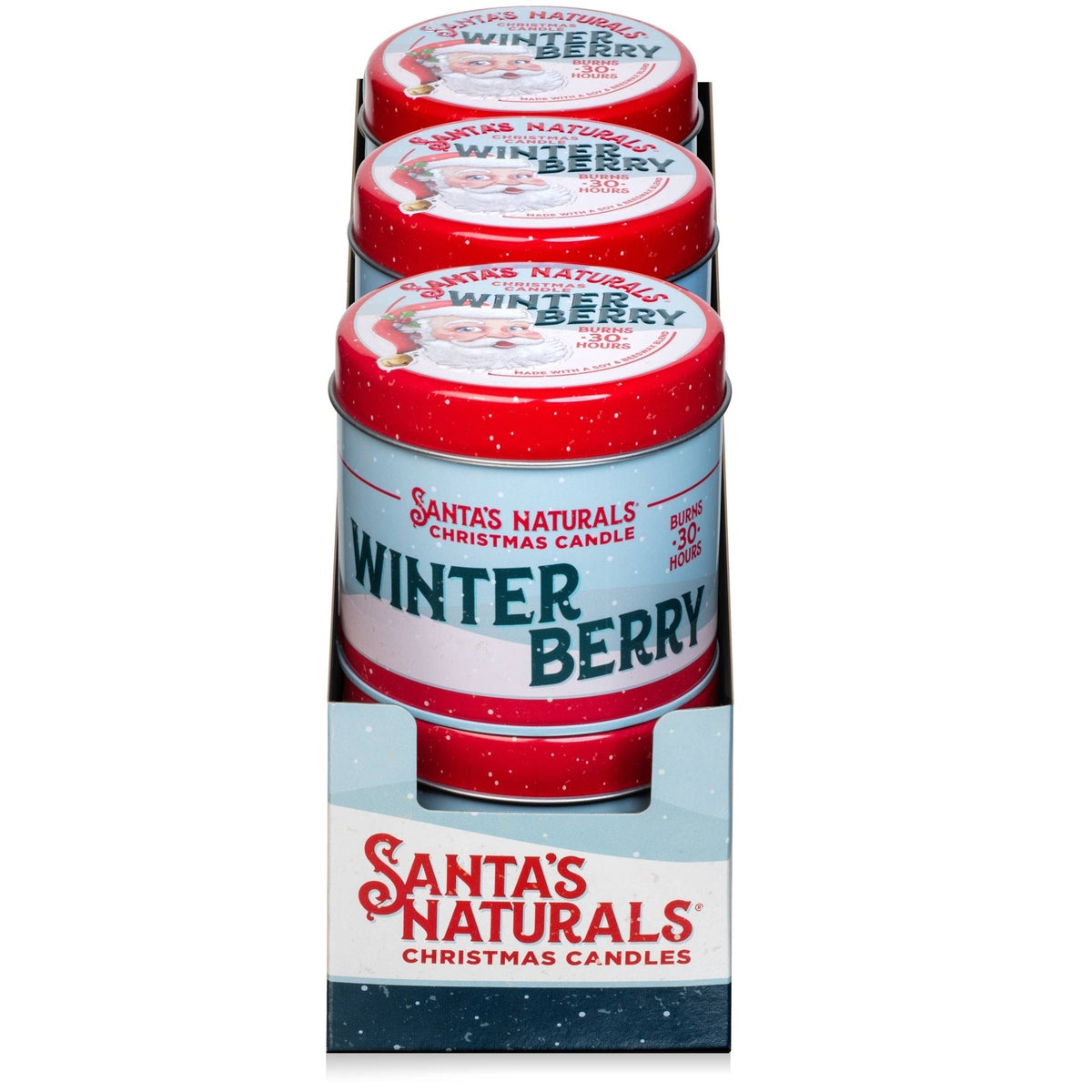 Christmas Candle in Winter Berry 9oz - The Mustard Seed Collection, The Seed