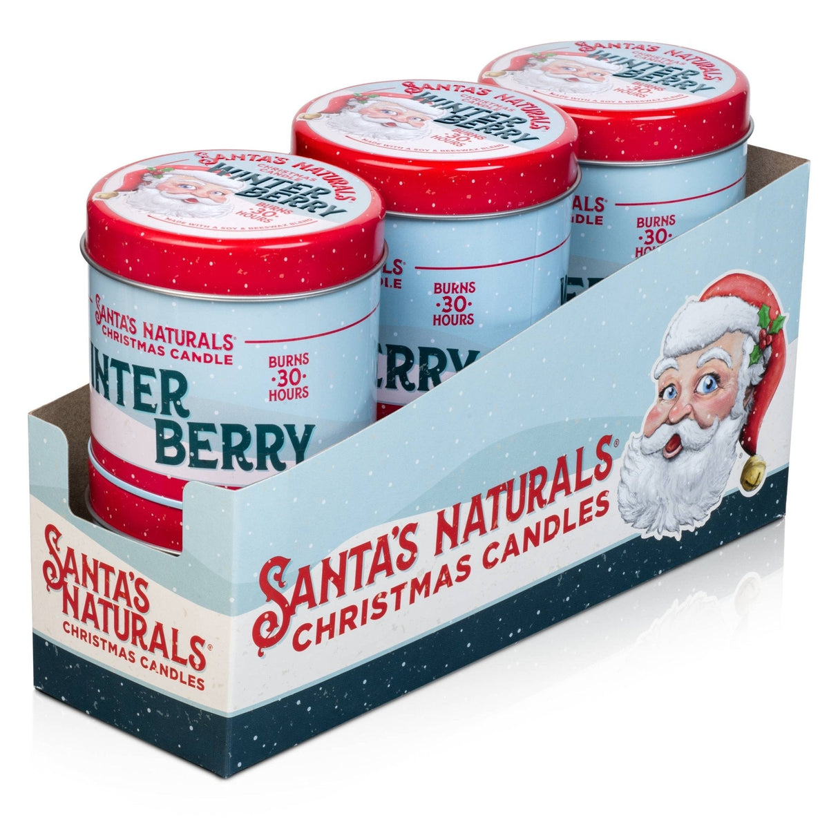 Christmas Candle in Winter Berry 9oz - The Mustard Seed Collection, The Seed