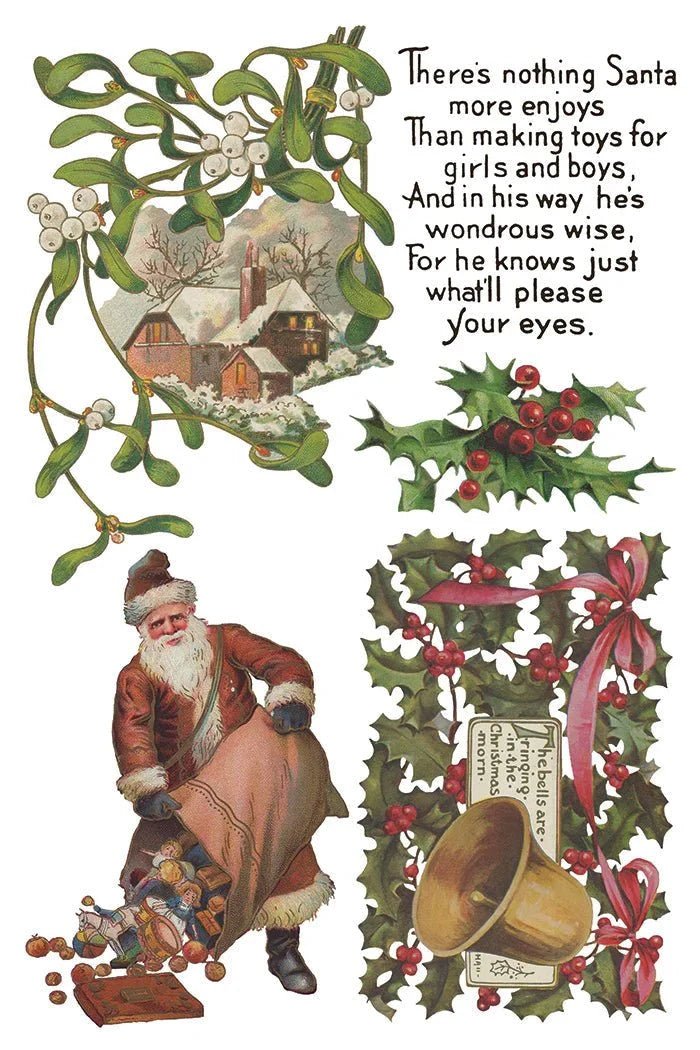 Christmas Joy IOD Transfer 8X12 Pad - The Mustard Seed Collection, The Seed