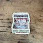 Christmas Watercolor Souvenir Sticker