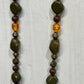 Chunky Earth Tone Multi-Bead Statement NecklaceNecklace