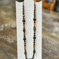 Chunky Earth Tone Multi-Bead Statement NecklaceNecklace