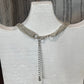 Chunky Silver Puffy Heart Multi-Strand Necklace (14" + 3" Extender)Necklace