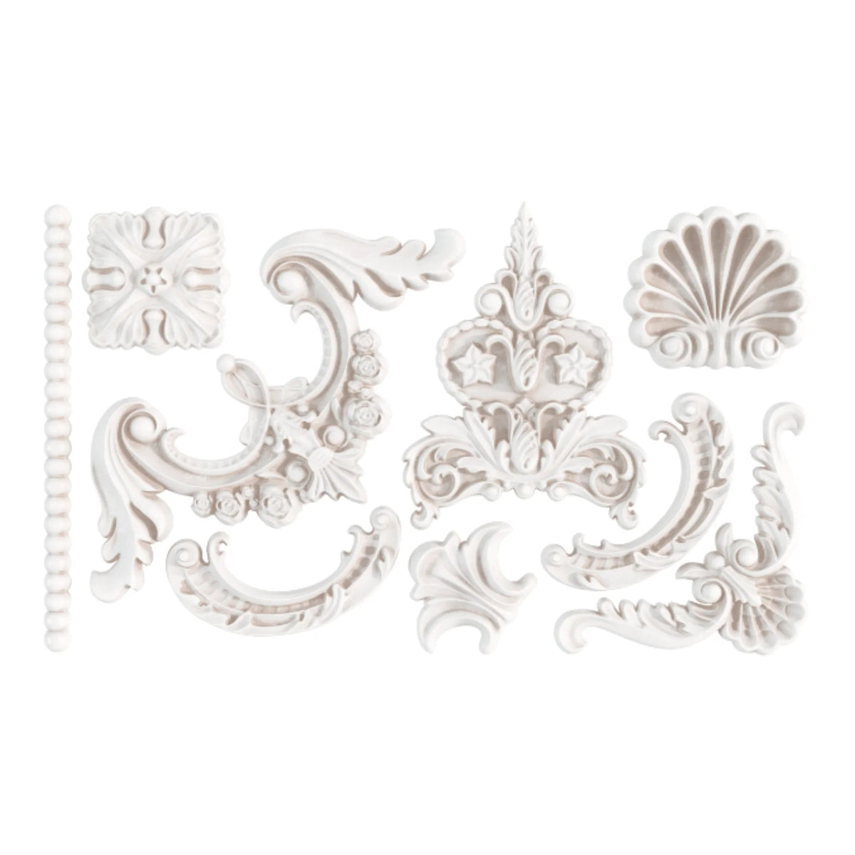 Classic Elements IOD Mould 6x10 | Iron Orchid Designs DIY Decor CastingMoulds
