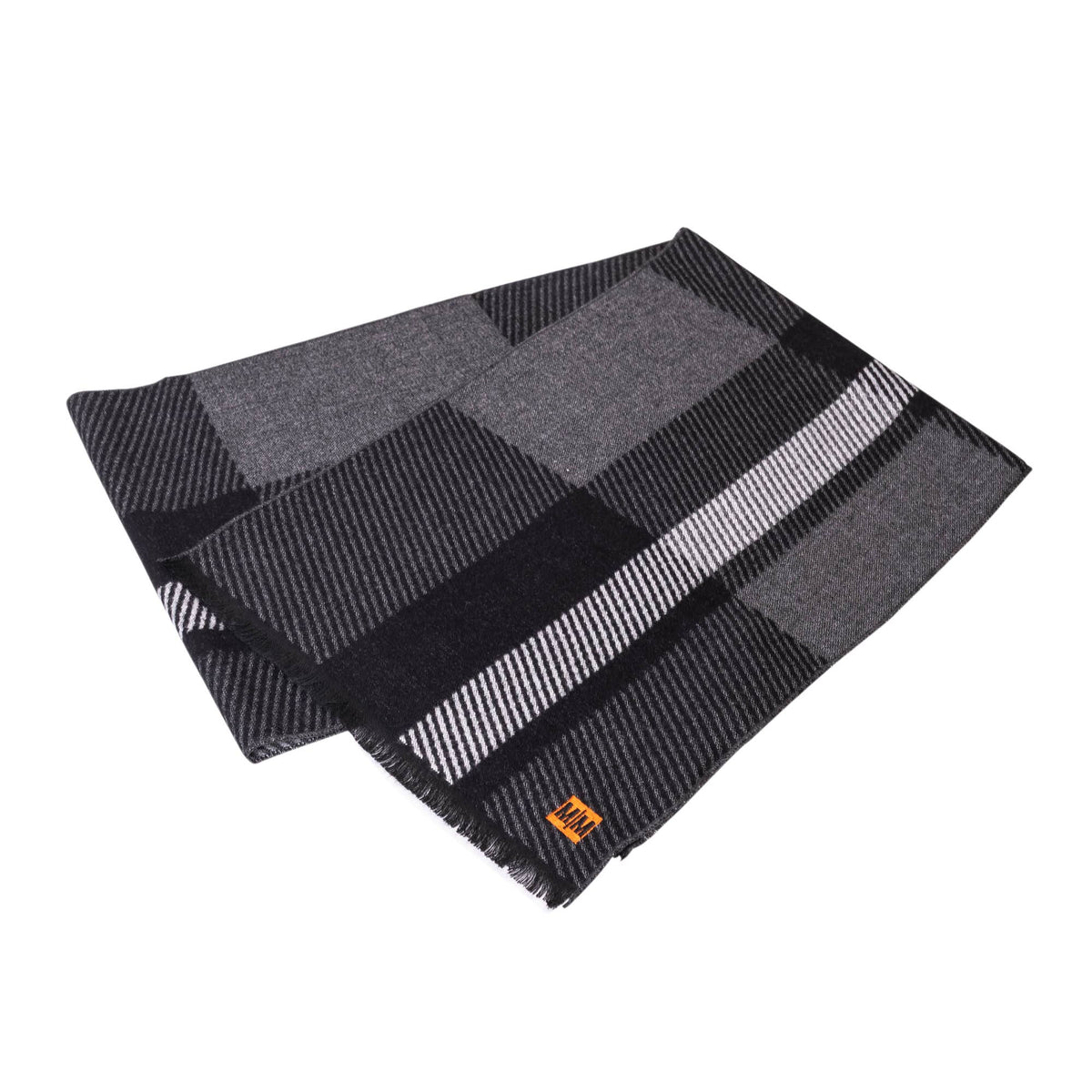 Classic Scarf: Black & Grey - The Mustard Seed Collection, The Seed